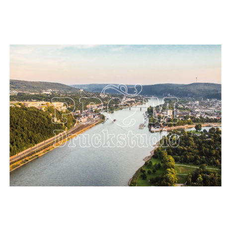 Luftbild von Koblenz